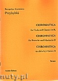Okładka: Przybylski Bronisław Kazimierz, Chromatica na altówkę i klarnet B (partytura + głosy, ca 2')