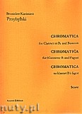 Okładka: Przybylski Bronisław Kazimierz, Chromatica na klarnet B i fagot (partytura + głosy, ca 2')