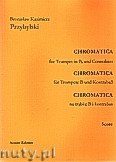 Okładka: Przybylski Bronisław Kazimierz, Chromatica na trąbkę B i kontrabas (partytura + głosy, ca 2')