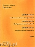 Okładka: Przybylski Bronisław Kazimierz, Chromatica na fagot i saksofon sopranowy (partytura + głosy, ca 2')