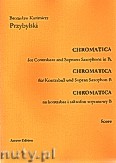 Okładka: Przybylski Bronisław Kazimierz, Chromatica na kontrabas i saksofon sopranowy (partytura + głosy, ca 2')