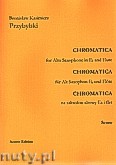 Okładka: Przybylski Bronisław Kazimierz, Chromatica na saksofon altowy i flet (partytura + głosy, ca 2')
