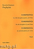 Okładka: Przybylski Bronisław Kazimierz, Chromatica na saksofon altowy i obój (partytura + głosy, ca 2')