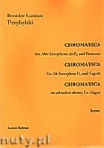 Okładka: Przybylski Bronisław Kazimierz, Chromatica na saksofon altowy i fagot (partytura + głosy, ca 2')