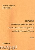 Okładka: Przybylski Bronisław Kazimierz, Chronos na 2 altówki i wiolonczelę (Wersja A)
