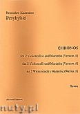 Okładka: Przybylski Bronisław Kazimierz, Chronos na 2 wiolonczele i marimbę (Wersja A, partytura + głosy, ca 4')