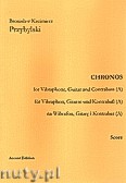 Okładka: Przybylski Bronisław Kazimierz, Chronos na wibrafon i 2 gitary (Wersja C  partytura + głosy, ca 4')