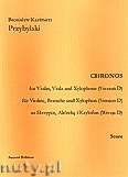 Okadka: Przybylski Bronisaw Kazimierz, Chronos na skrzypce, altwk, ksylofon (Wersja D  partytura + gosy, ca 4')