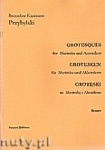 Okładka: Przybylski Bronisław Kazimierz, Groteski na marimbę i akordeon (partytura + głosy)