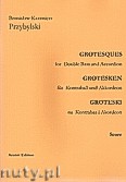 Okładka: Przybylski Bronisław Kazimierz, Groteski na kontrabas i akordeon (partytura + głosy)