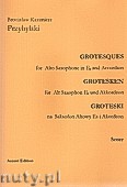 Okładka: Przybylski Bronisław Kazimierz, Groteski na saksofon altowy i akordeon (partytura + głosy)