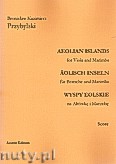 Okładka: Przybylski Bronisław Kazimierz, Wyspy Eolskie na altówkę i marimbę (ca 19', partytura + głosy)