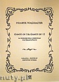 Okadka: Waghalter Henryk, Gawot op. 5 i Gawot op. 12 na wiolonczel i fortepian