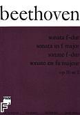 Okładka: Beethoven Ludwig van, Sonata F-dur op. 10 nr 2