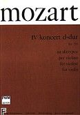 Okładka: Mozart Wolfgang Amadeusz, IV Koncert D-dur KV 218 na skrzypce i fortepian