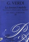 Okładka: Verdi Giuseppe, La Donna e Mobile. Pieśń księcia z III aktu 