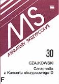 Okładka: Czajkowski Piotr, Canzonetta z Koncertu skrzypcowego D-dur, op. 35