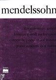 Okładka: Mendelssohn-Bartholdy Feliks, Koncert fortepianowy g-moll, op. 25