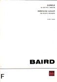 Okładka: Baird Tadeusz, Espressioni varianti na skrzypce i orkiestrę (partytura)