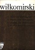 Okładka: Wiłkomirski Kazimierz, 12 etiud w I pozycji