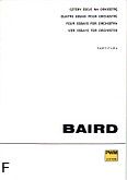 Okładka: Baird Tadeusz, Cztery eseje na orkiestrę (partytura)