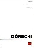Okładka: Górecki Henryk Mikołaj, Choros I per strumenti ad arco op. 20 (partytura)