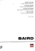 Okładka: Baird Tadeusz, Cztery dialogi na obój i orkiestrę kameralną (partytura)