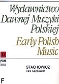 Okładka: Stachowicz Damian, Veni Consolator koncert na sopran, clarino i basso continuo (partytura + głosy)