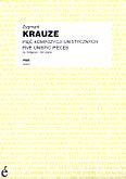 Okładka: Krauze Zygmunt, Pięć kompozycji unistycznych