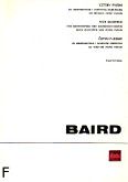 Okadka: Baird Tadeusz, 4 pieni na mezzosopran i orkiestr kameraln /part.+g. wok./