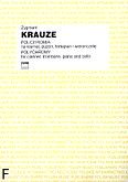 Okadka: Krauze Zygmunt, Polichromia na klarnet, puzon, fortepian i wiolonczel (gosy)