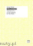 Okładka: Górecki Henryk Mikołaj, Toccata op. 2 na dwa fortepiany