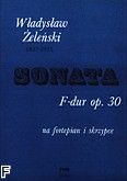 Okadka: eleski Wadysaw, Sonata F-dur op. 30