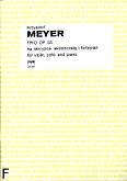 Okadka: Meyer Krzysztof, Trio, op. 50 na skrzypce, wiolonczel i fortepian (partytura + gosy)