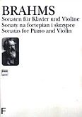 Okadka: Brahms Johannes, Sonaty na fortepian i skrzypce