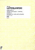 Okadka: Lutosawski Witold, acuch II dialog na skrzypce i orkiestr (partytura+gosy)
