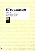 Okadka: Lutosawski Witold, Partita na skrzypce i orkiestr (wycig fortepianowy)