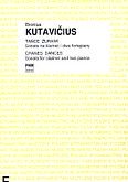 Okadka: Kutaviius Bronius, Tace urawi sonata na klarnet i dwa fortepiany (partytura+gosy)