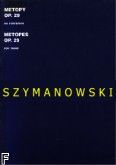 Okadka: Szymanowski Karol, Metopy op. 29