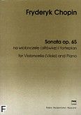 Okadka: Chopin Fryderyk, Sonata na wiolonczel lub altwk i fortepian op. 65