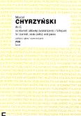 Okadka: Chyrzyski Marcel, In C na klarnet, altwk (wiolonczel) i fortepian (partytura + gosy)