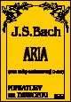 Okładka: Bach Johann Sebastian, Aria