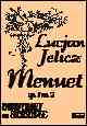 Okadka: Jelicz Lucjan, Menuet op.1nr.2