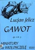Okadka: Jelicz Lucjan, Gawot op.2 nr. 3