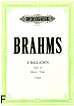 Okładka: Brahms Johannes, 4 Ballady op. 10 for Piano