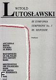 Okładka: Lutosławski Witold, III symfonia