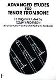 Okadka: Pederson Tommy, Advanced etudes for tenor trombone