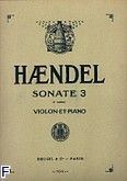 Okadka: Hndel George Friedrich, Sonate 3 F-dur Op. 1 nr 12