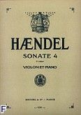 Okadka: Hndel George Friedrich, Sonate 4 D-dur Op.1 nr 13