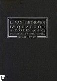 Okadka: Beethoven Ludwig van, IV Kwartet smyczkowy op. 18 nr 4 c-moll (partytura)